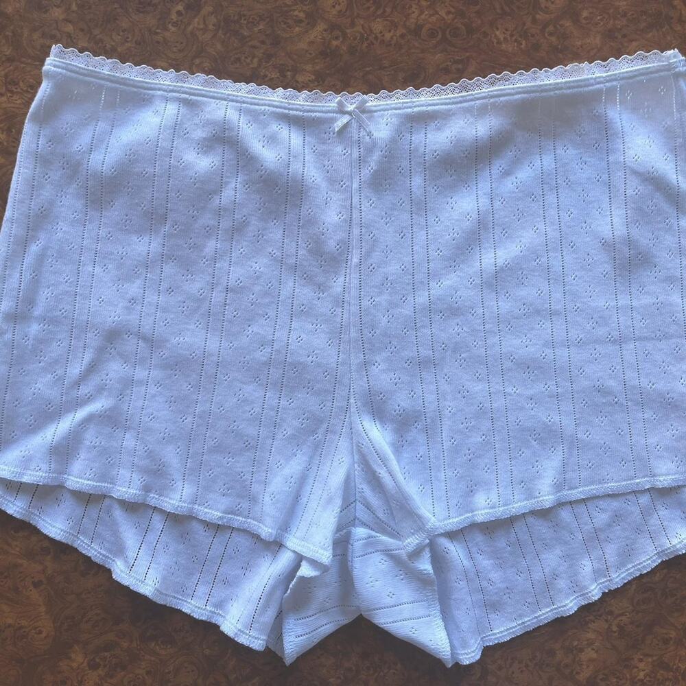 Cou cou pointelle cotton PJ shorts